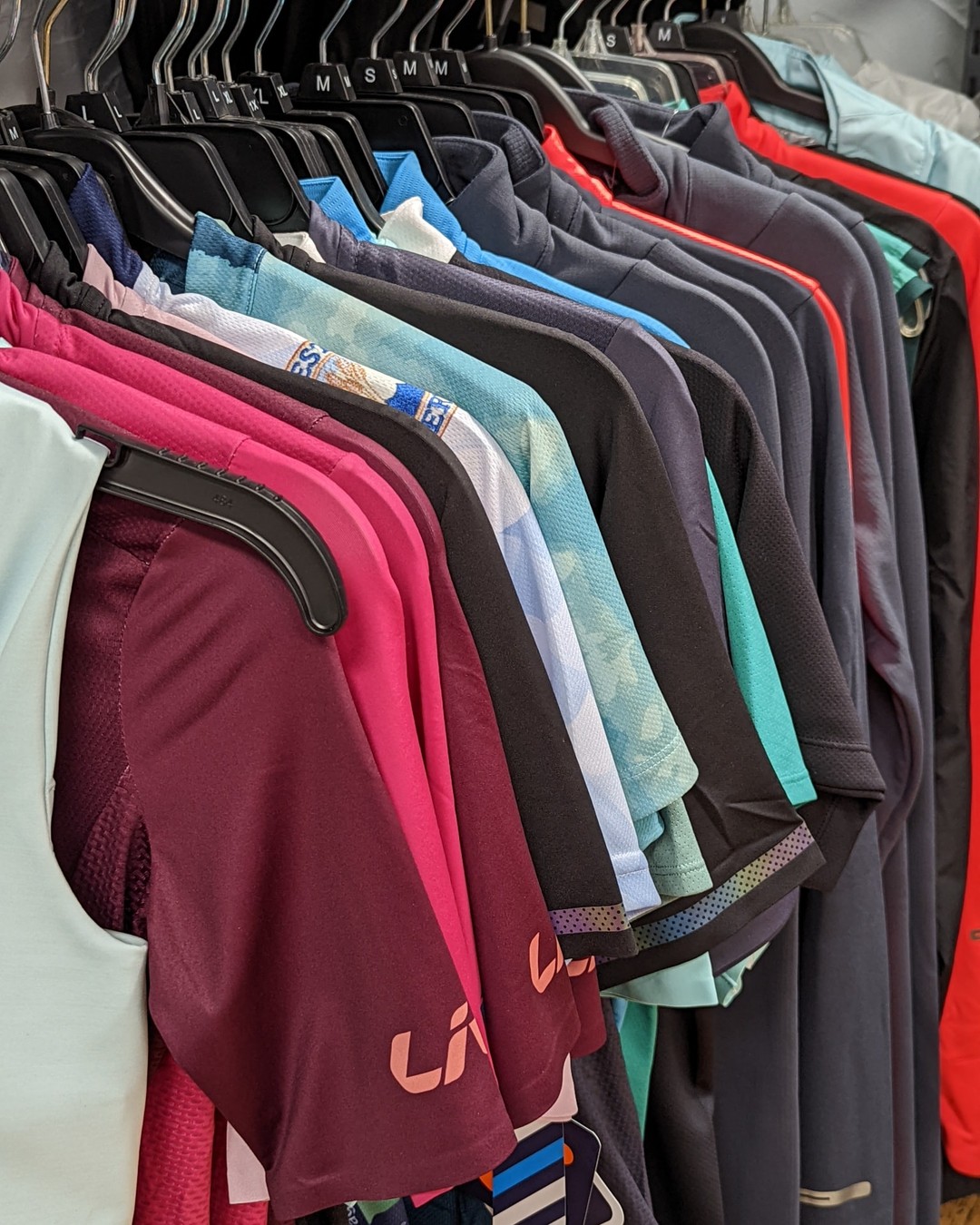 Loads of women's jerseys in stock.